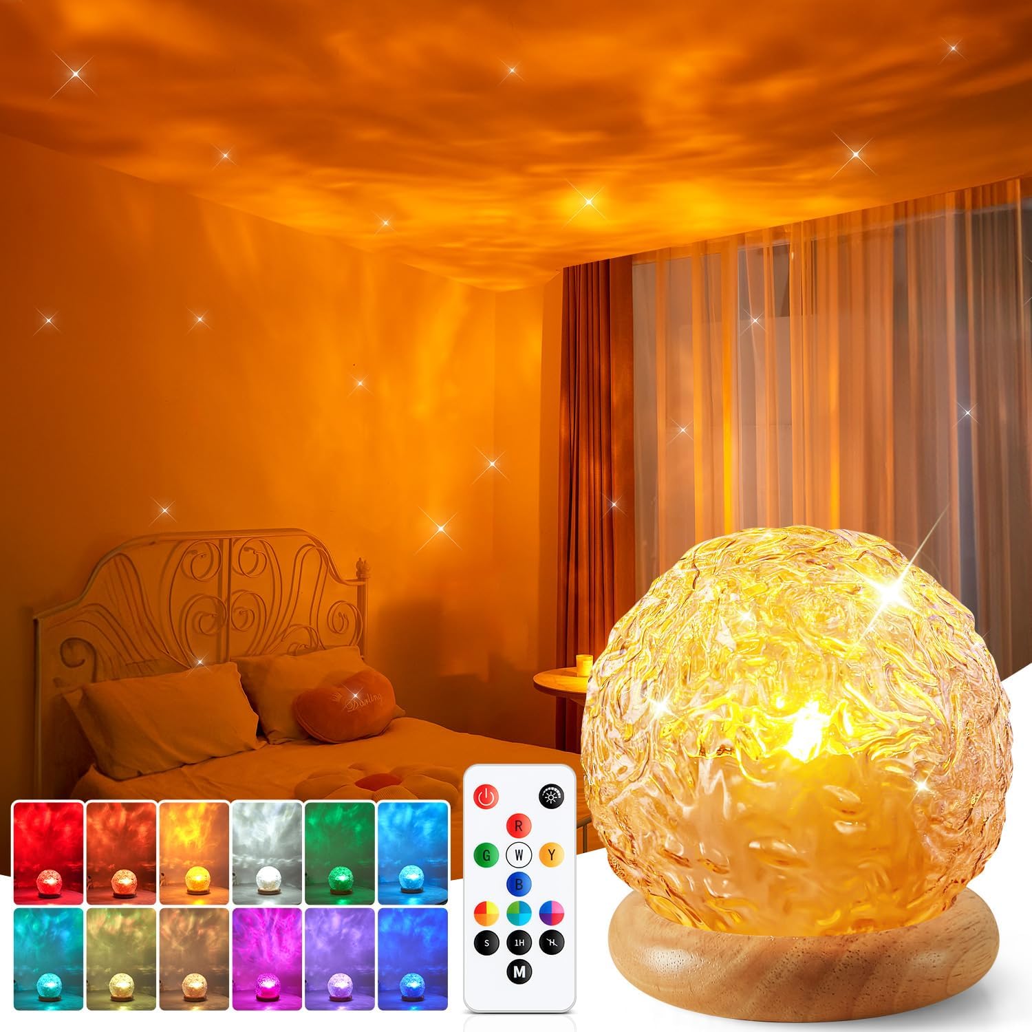 Ambient Light with 16 Colours, 3 in 1 Sunset, Ocean and Aurora