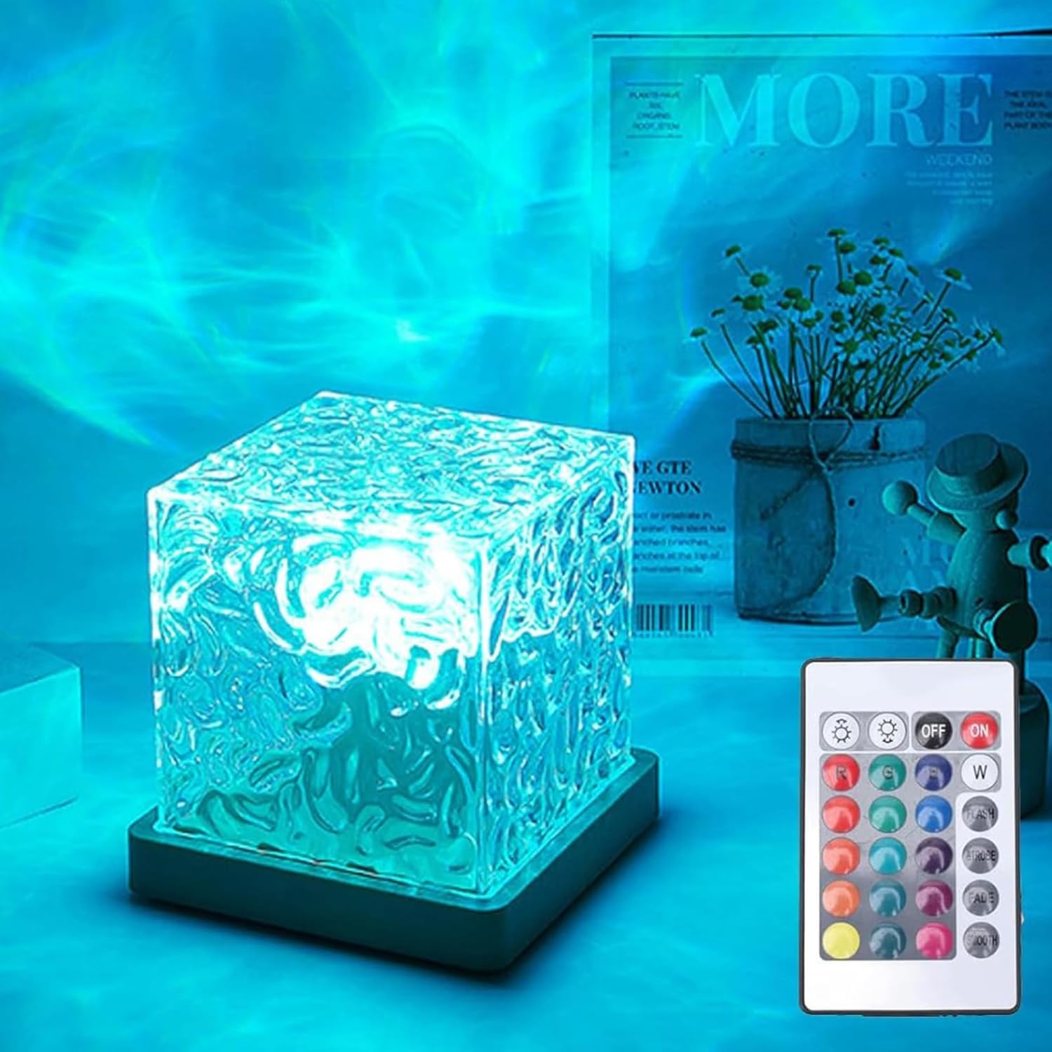 Ocean Wave Projector Light, 16 Colour LED with Remote